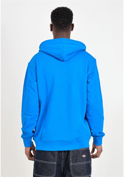 Blue men's sweatshirt with white Trefoil Hoody logo print ADIDAS ORIGINALS | IM9410.